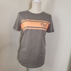 New PINK tee top spring orange xs